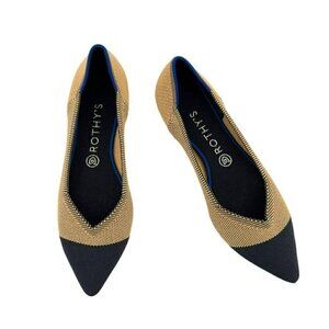 Rothy's Retired Dune Cap Toe Pointed Flats Size‎ 6.5